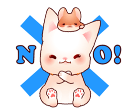 MOCHINEKO and MOCHIHAMU sticker #7310489