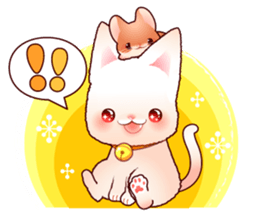 MOCHINEKO and MOCHIHAMU sticker #7310493
