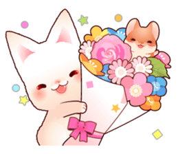 MOCHINEKO and MOCHIHAMU sticker #7310503