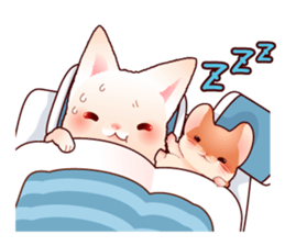 MOCHINEKO and MOCHIHAMU sticker #7310505