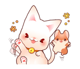 MOCHINEKO and MOCHIHAMU sticker #7310510