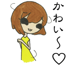 AZATOI girl sticker #7310532