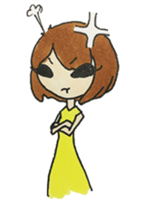 AZATOI girl sticker #7310536