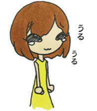 AZATOI girl sticker #7310537