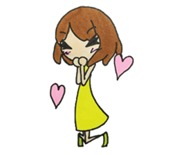 AZATOI girl sticker #7310541