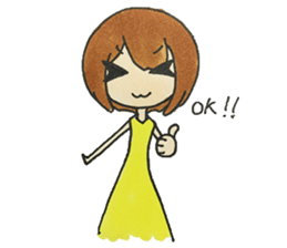 AZATOI girl sticker #7310544