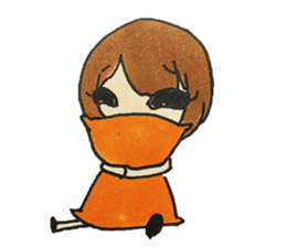 AZATOI girl sticker #7310547