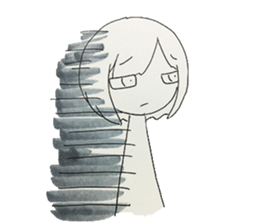 AZATOI girl sticker #7310550