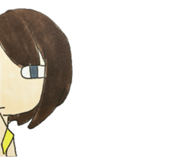 AZATOI girl sticker #7310555