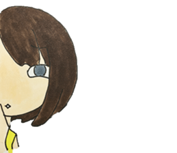 AZATOI girl sticker #7310556