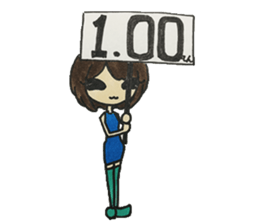 AZATOI girl sticker #7310565