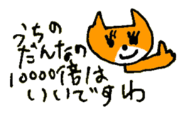 NAGUSAME of the cat named Nana sticker #7311129