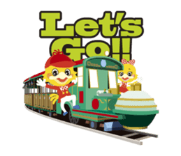 Sanuki dialect stamp of Peddy and Polly sticker #7311741