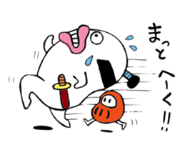 tamacon samurai sticker #7312239