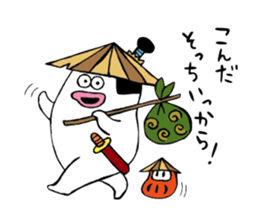 tamacon samurai sticker #7312251