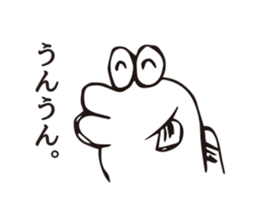 Person of fish sticker #7313023