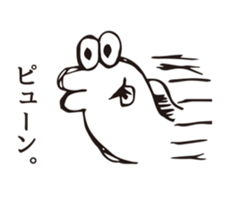 Person of fish sticker #7313024