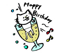 Deppa neko4 sticker #7313509