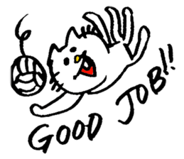 Deppa neko4 sticker #7313520