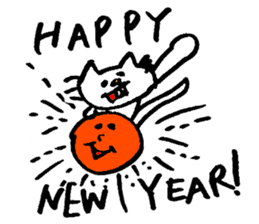 Deppa neko4 sticker #7313543