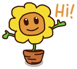 Cute Sunflower sticker #7314304