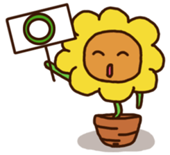 Cute Sunflower sticker #7314305