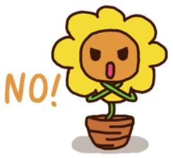 Cute Sunflower sticker #7314306