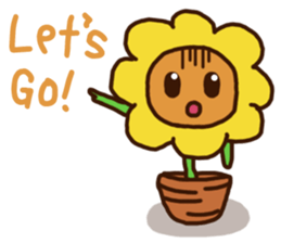 Cute Sunflower sticker #7314307