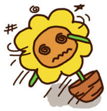 Cute Sunflower sticker #7314310