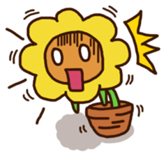 Cute Sunflower sticker #7314312