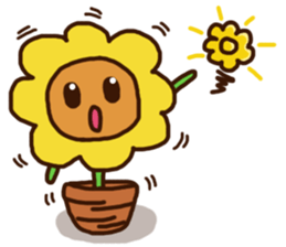 Cute Sunflower sticker #7314321