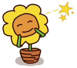 Cute Sunflower sticker #7314323