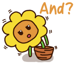 Cute Sunflower sticker #7314324