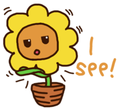 Cute Sunflower sticker #7314331