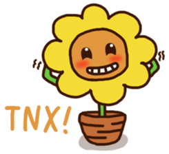 Cute Sunflower sticker #7314335