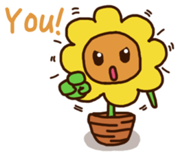 Cute Sunflower sticker #7314336