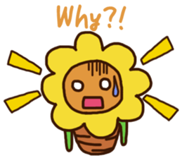 Cute Sunflower sticker #7314338