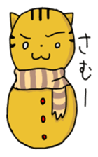 Speaking cat toranosuke sticker #7314412