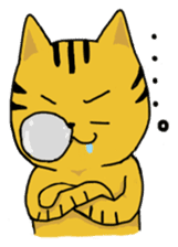 Speaking cat toranosuke sticker #7314418