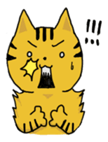 Speaking cat toranosuke sticker #7314419