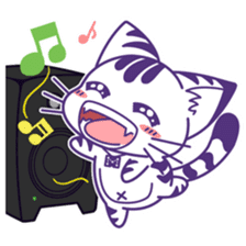Midifan's mascot Meowlody sticker #7314746