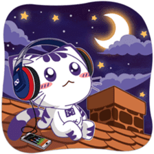 Midifan's mascot Meowlody sticker #7314775