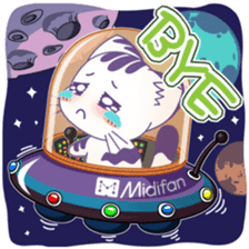 Midifan's mascot Meowlody sticker #7314781