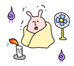 Rabbit doll of the spell sticker #7315067