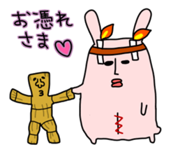 Rabbit doll of the spell sticker #7315100