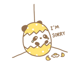 Eggo Panda sticker #7315995