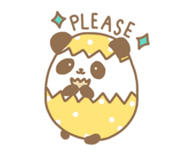 Eggo Panda sticker #7316002