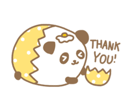 Eggo Panda sticker #7316011