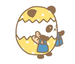 Eggo Panda sticker #7316018