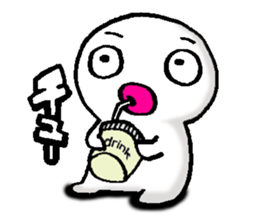 White man(Masshiroiyatsu)..2 sticker #7316045